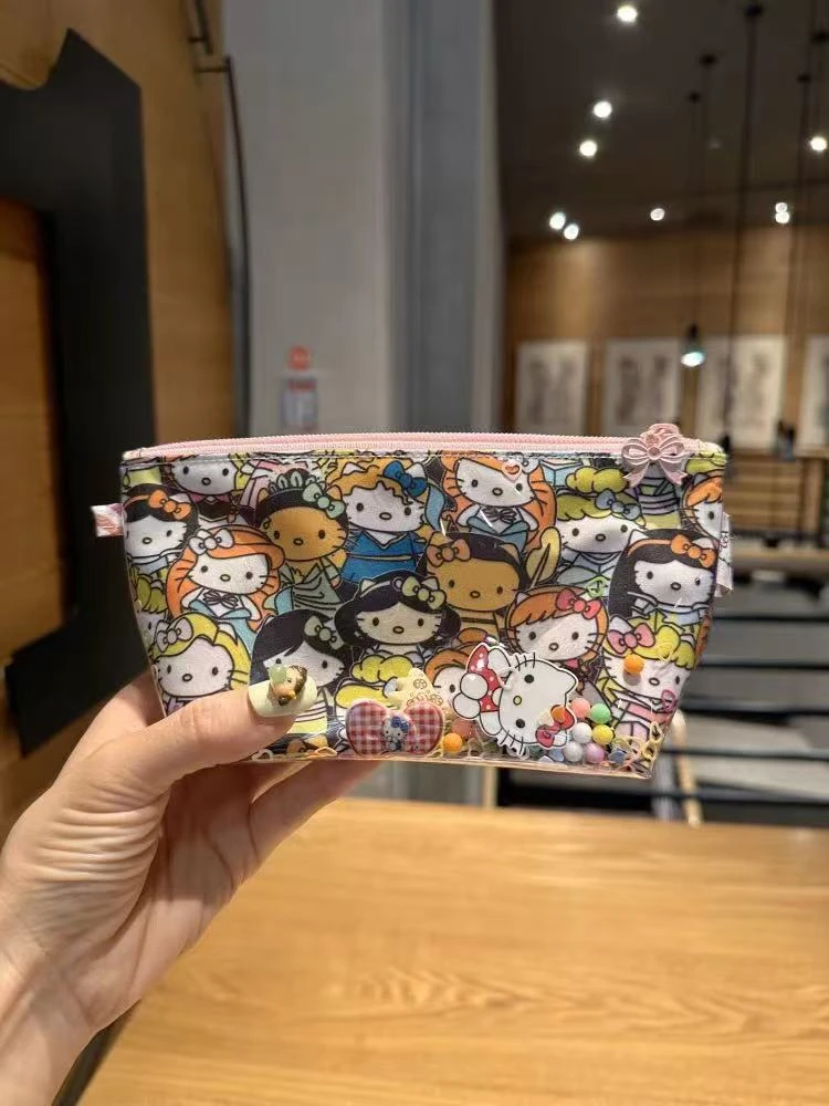 A1205卡通印花KT小动物猫咪萌趣流沙1