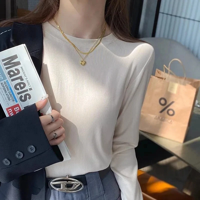 秋冬休闲加绒加厚长袖保暖百搭时尚洋气韩版上衣双面德绒女式2024