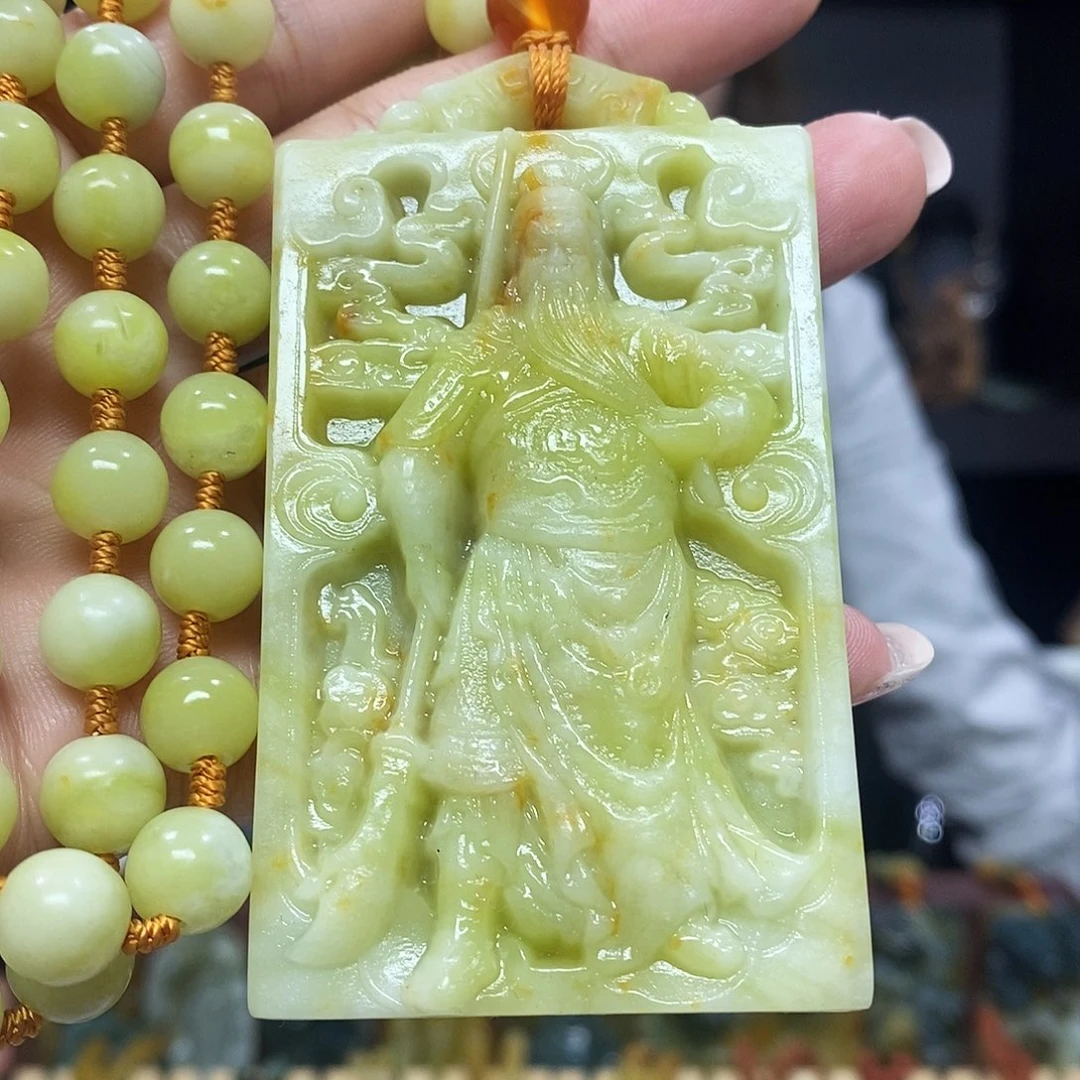 未镶嵌岫玉挂件吊坠手把