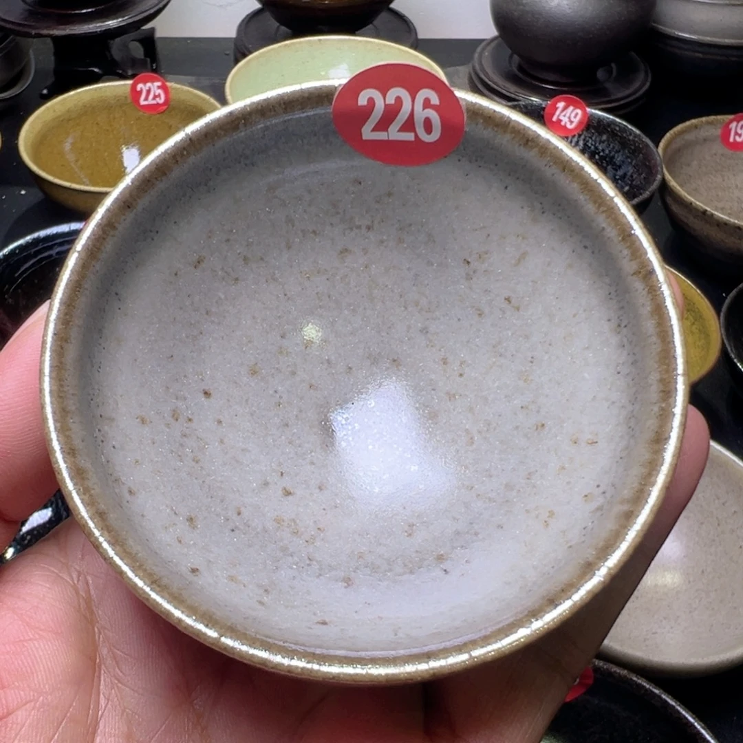 茶盏叶明龙窑柴烧茶盏