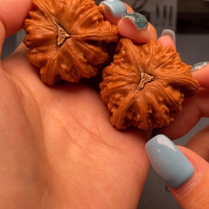 沃***生文玩核桃吊坠白狮子