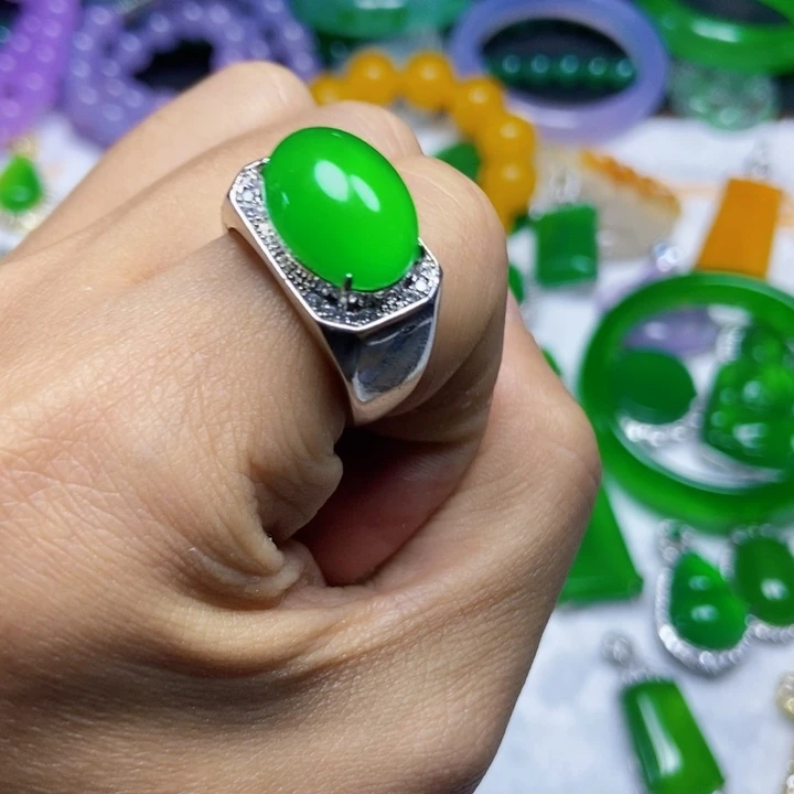 玛瑙/玉髓合金戒指