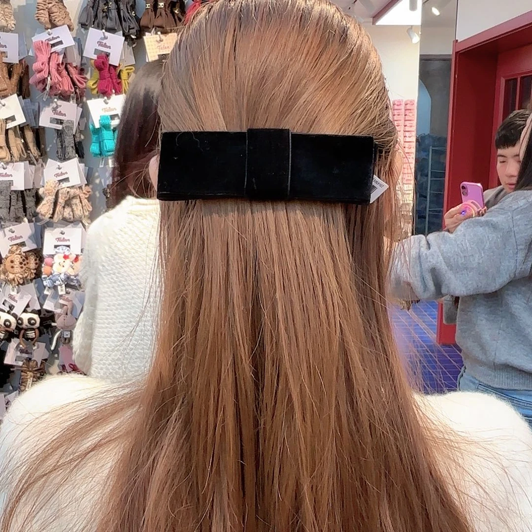 皮质铁合金发饰发夹