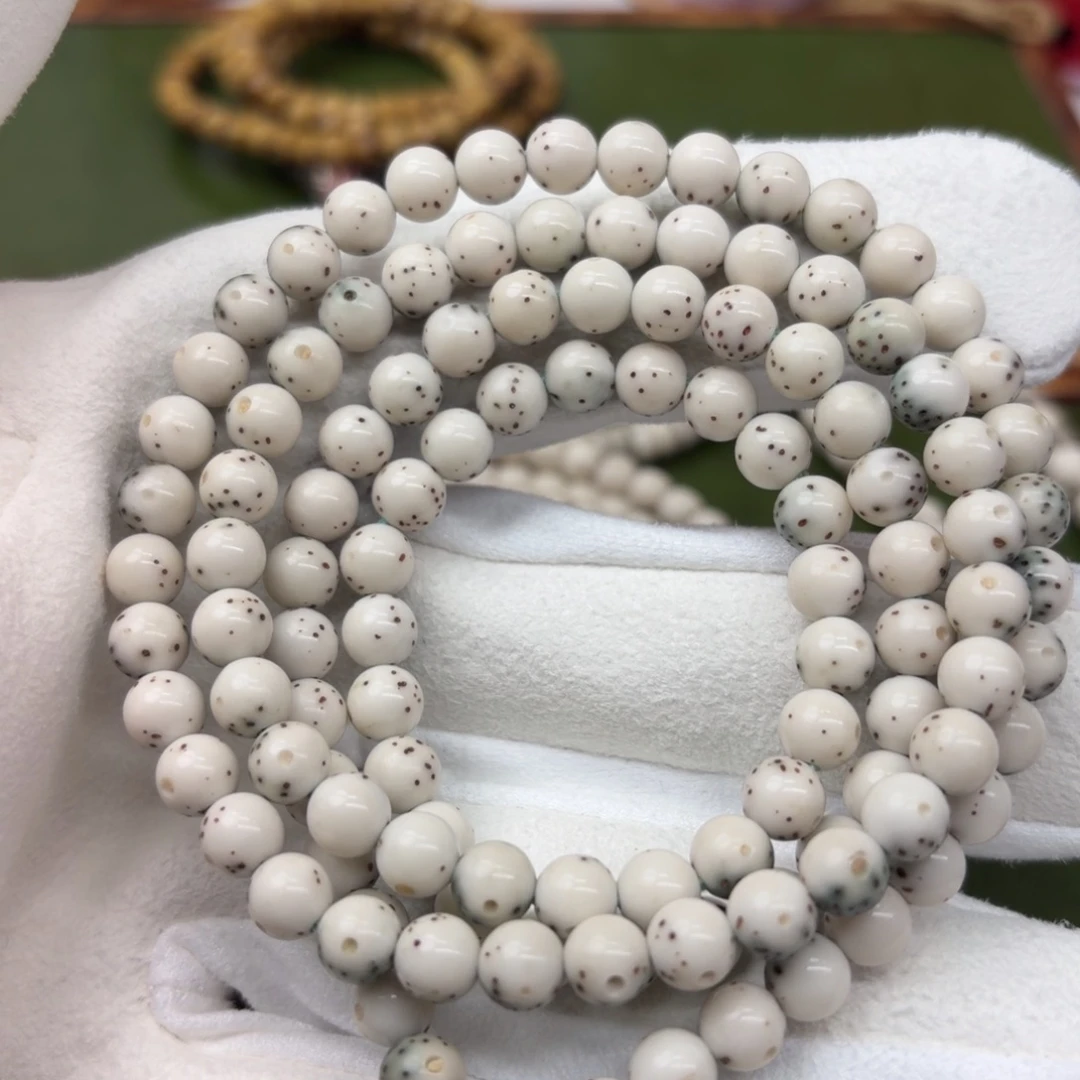 吊坠星月菩提6.5圆珠108双金标