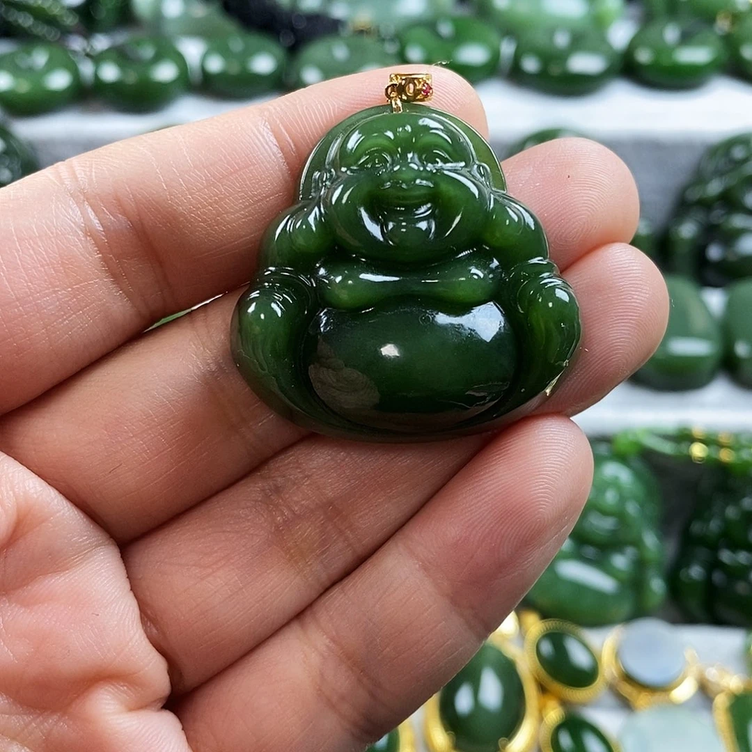和田玉（碧玉）未镶嵌颈饰