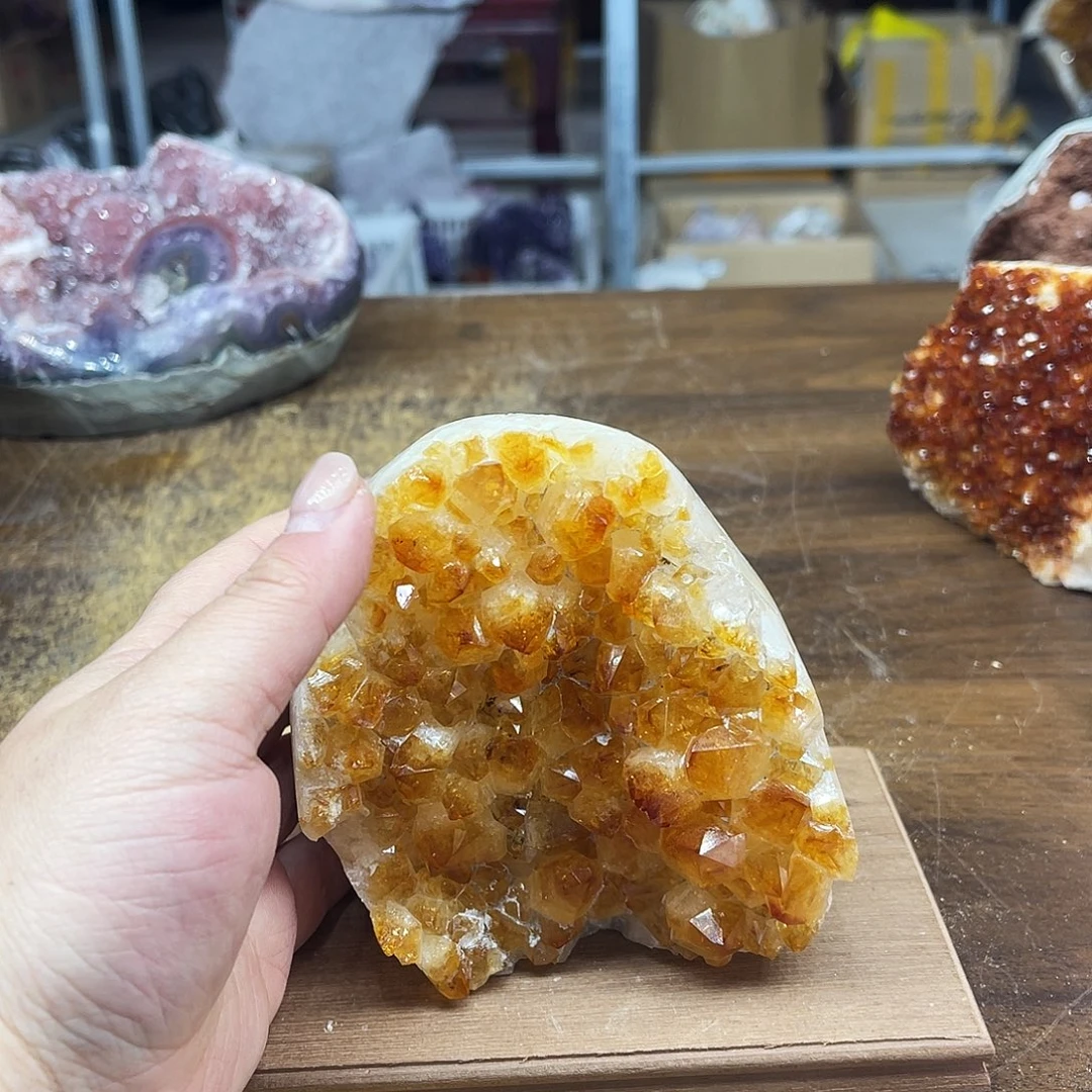 紫晶摆件未镶嵌天然