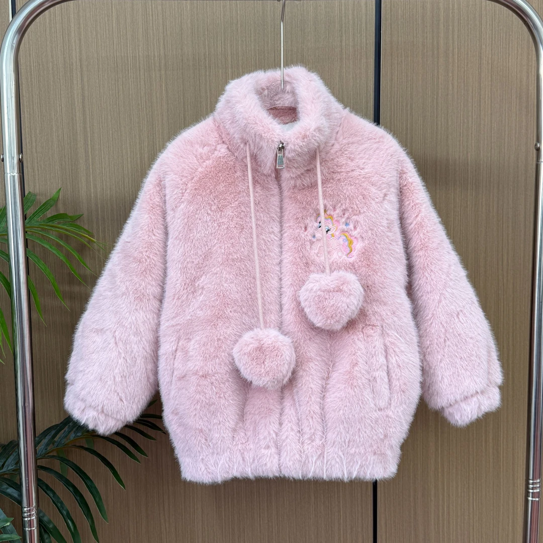 2024冬季新款韩版时尚保暖连帽加厚秋冬洋气