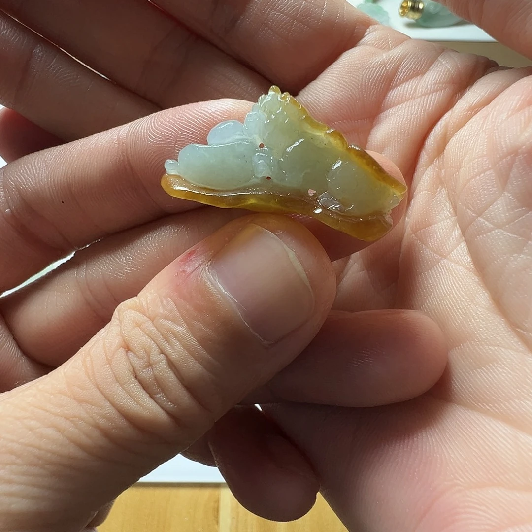 定制翡翠未镶嵌元宝貔貅
