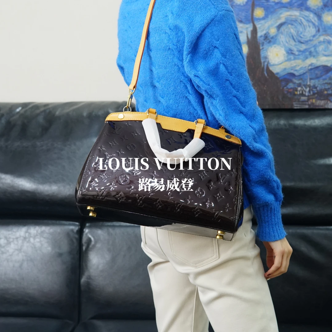 95新 LouisVuitton/路易威登 漆皮医生包/5035