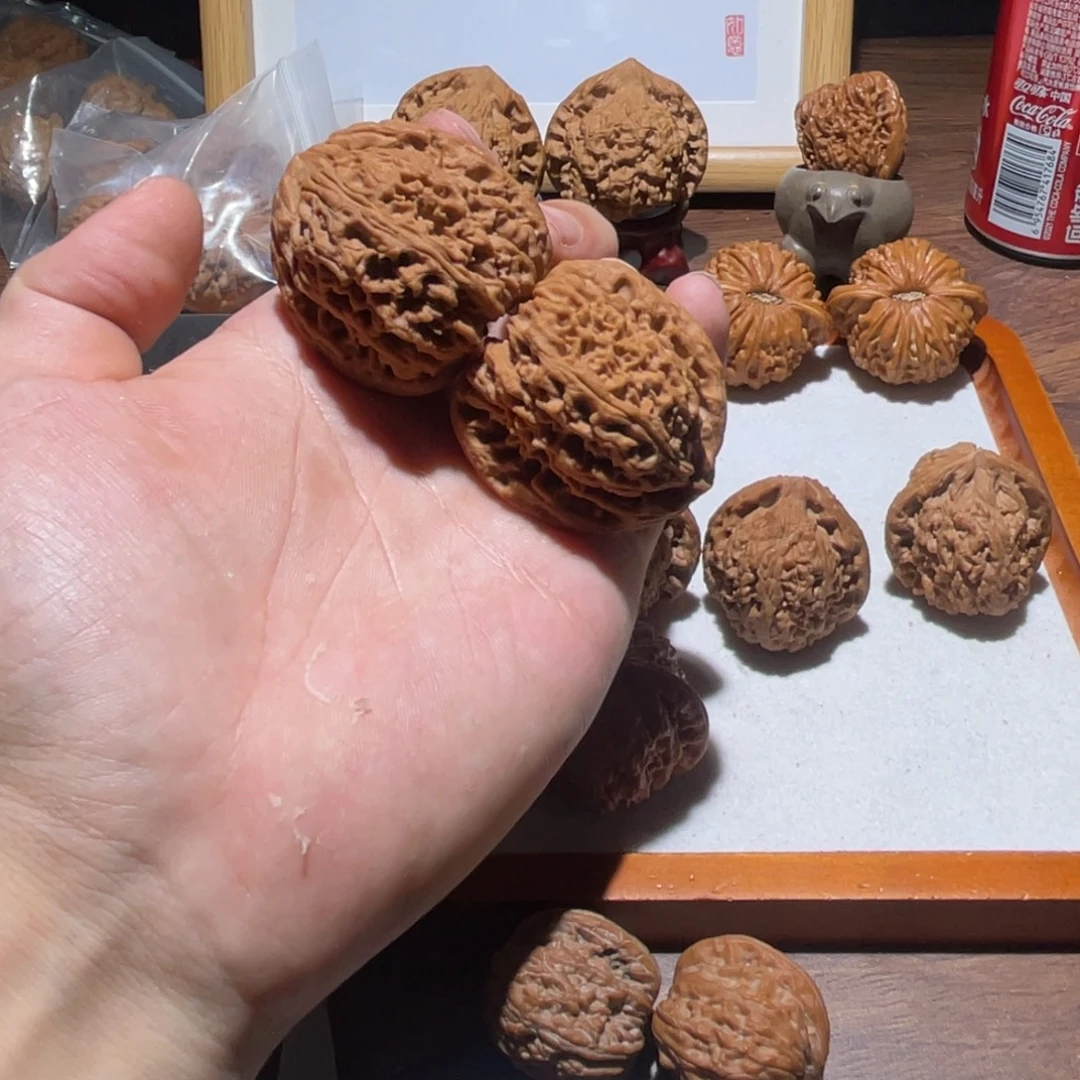 文玩核桃把件43全品南疆石