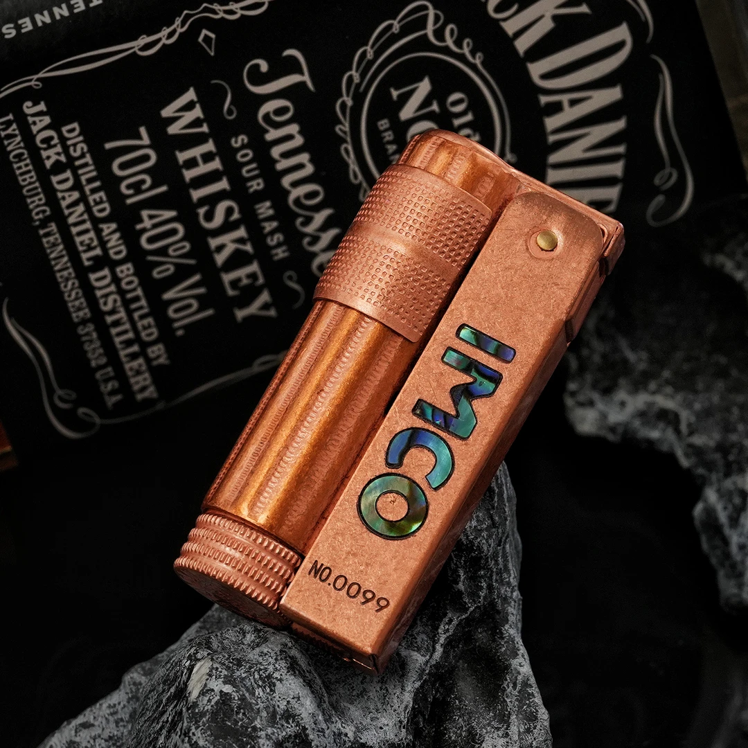 IMCO紫铜滚花6700 IMCO标 贝壳 螺钿镶嵌创意打火机【直播专属】