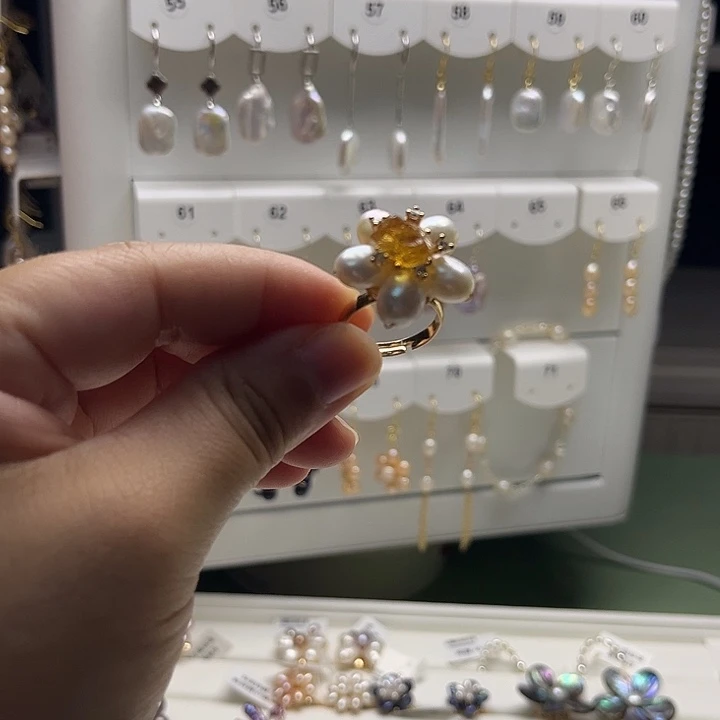 戒指未镶嵌淡水珍珠