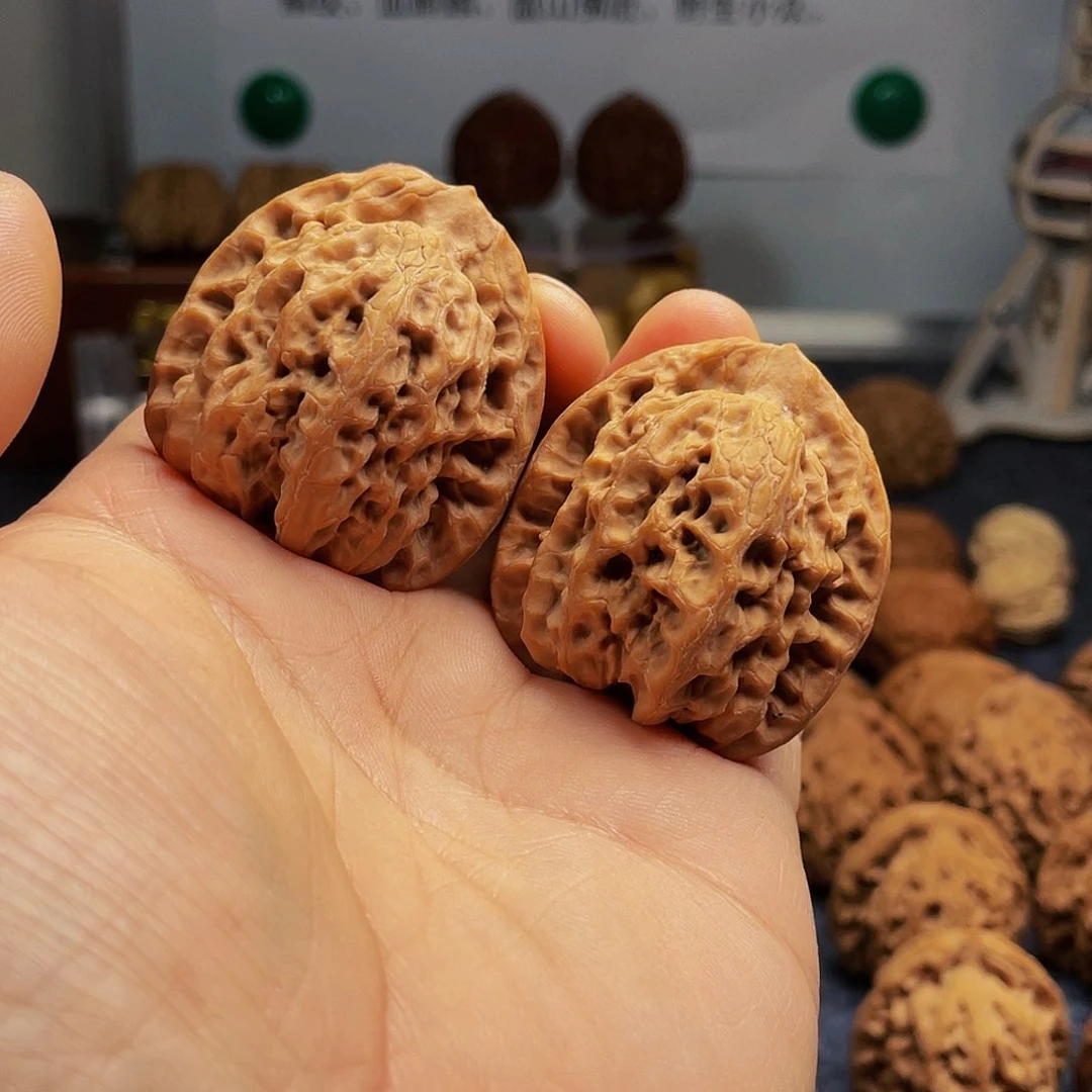 猴头核桃把件D*佛度39尺