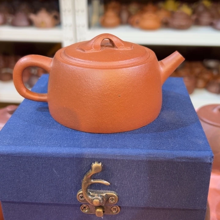 紫砂茶壶精工降坡井栏180cc