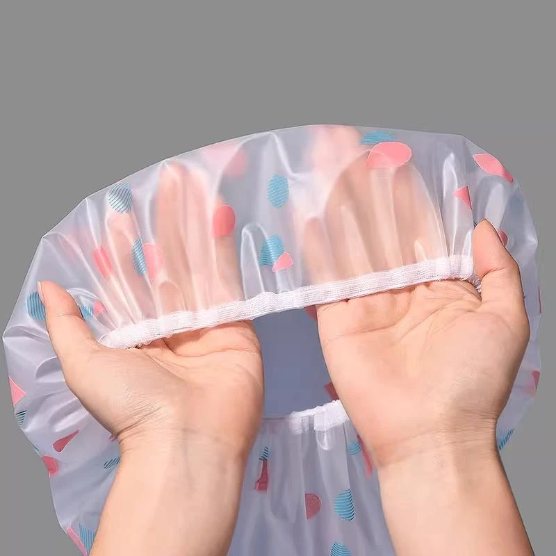 一次性浴帽防水成人女款加厚沐浴帽女可爱厨房防油烟帽发膜大人用