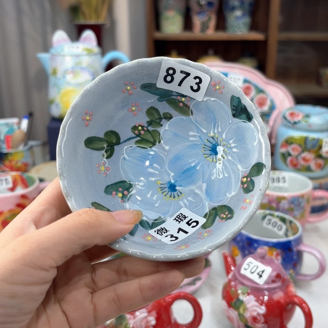 景德镇手绘高温釉下彩陶瓷茶具