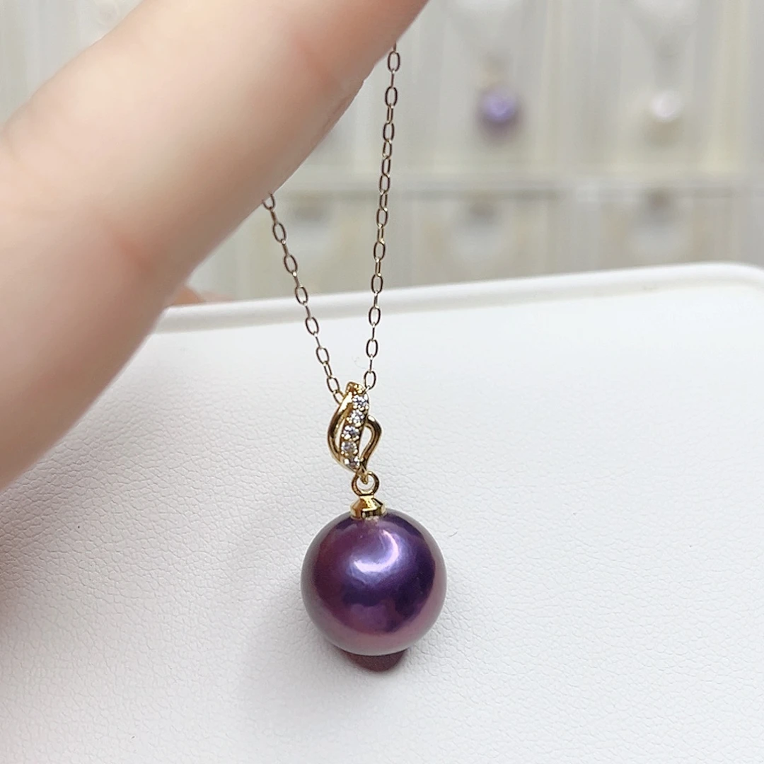 淡水珍珠吊坠(赠链)合金