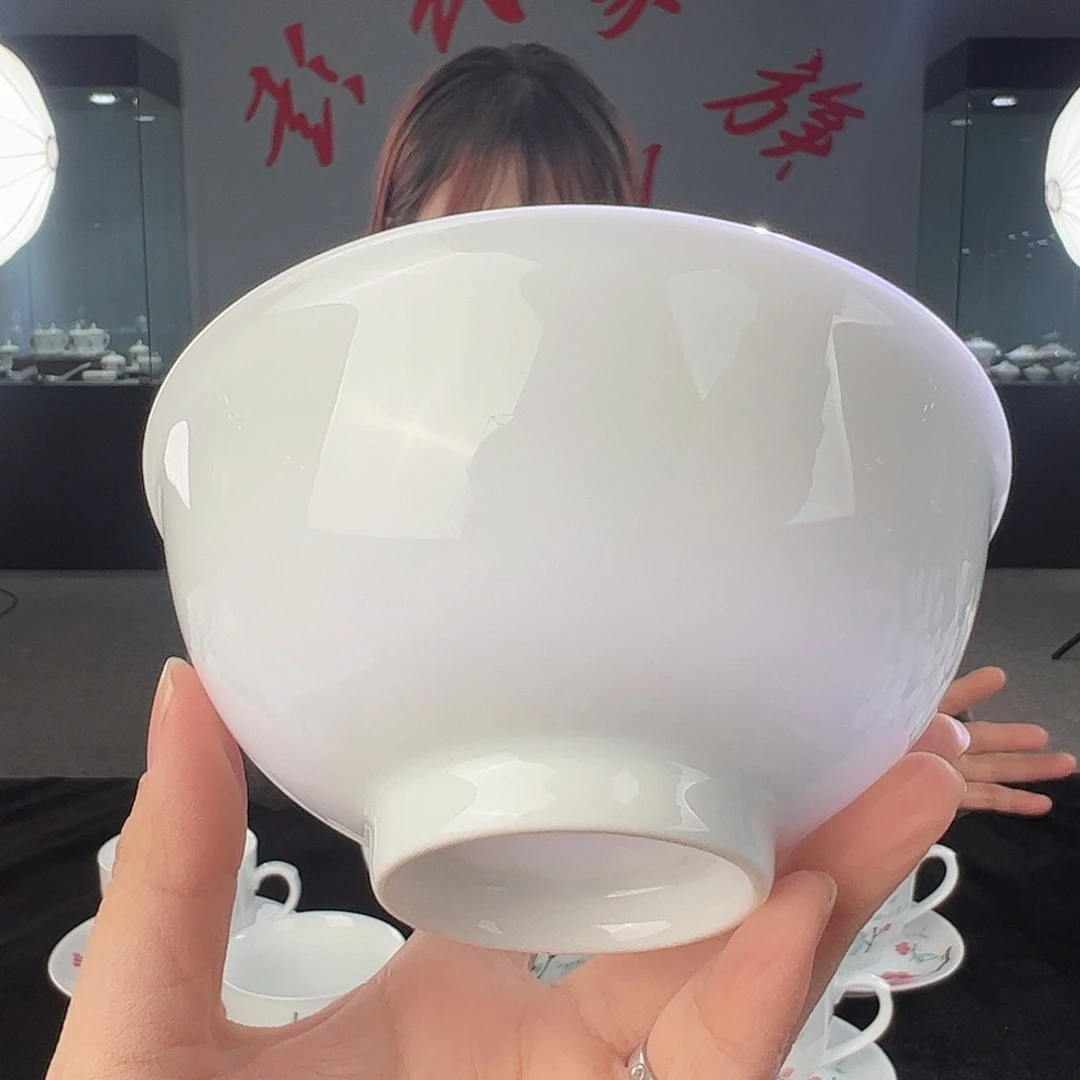 瓷素胎餐碗，微瑕福利款
