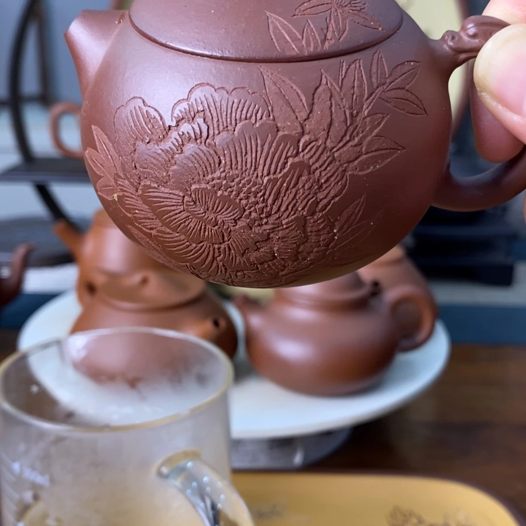 紫砂茶壶天**机宜兴紫砂艺术微瑕壶