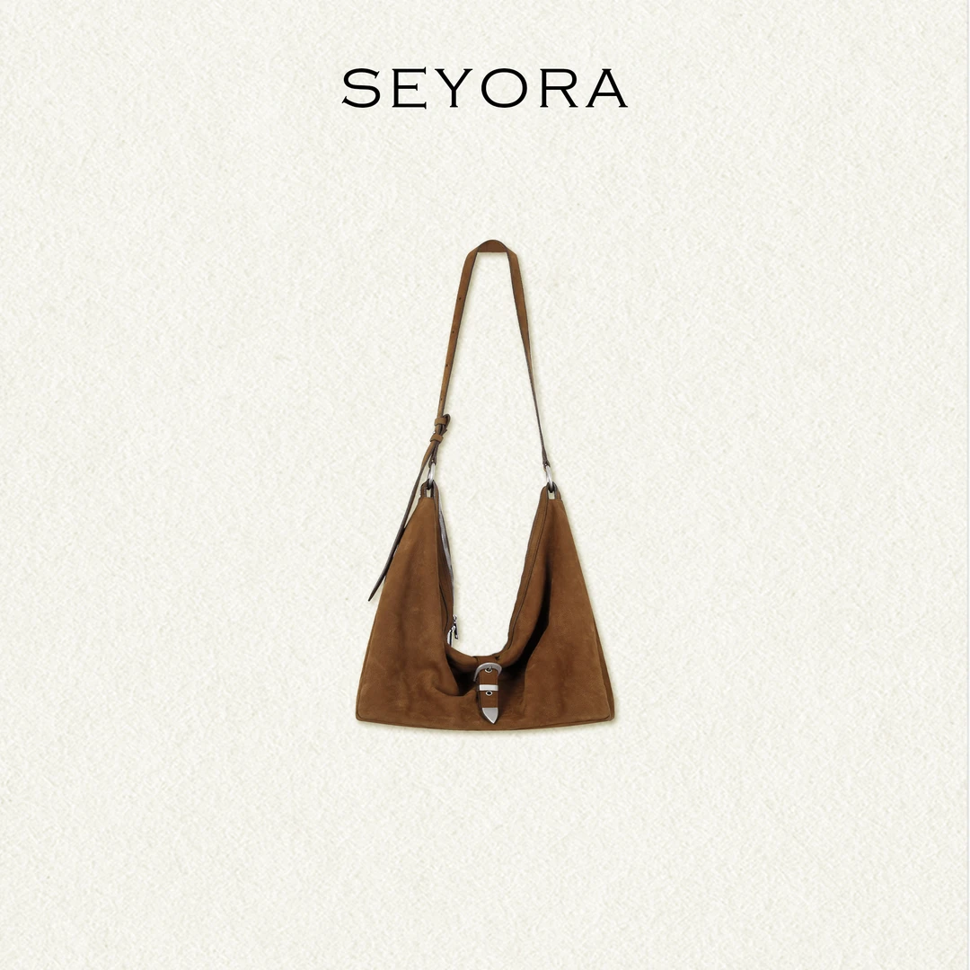 Seyora【单肩托特包】韩系大容量复古月牙单肩包 O33267SY52