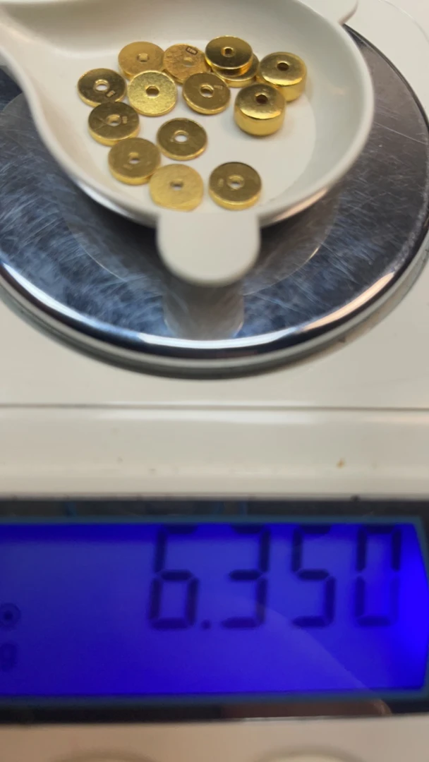 足金999配饰隔片