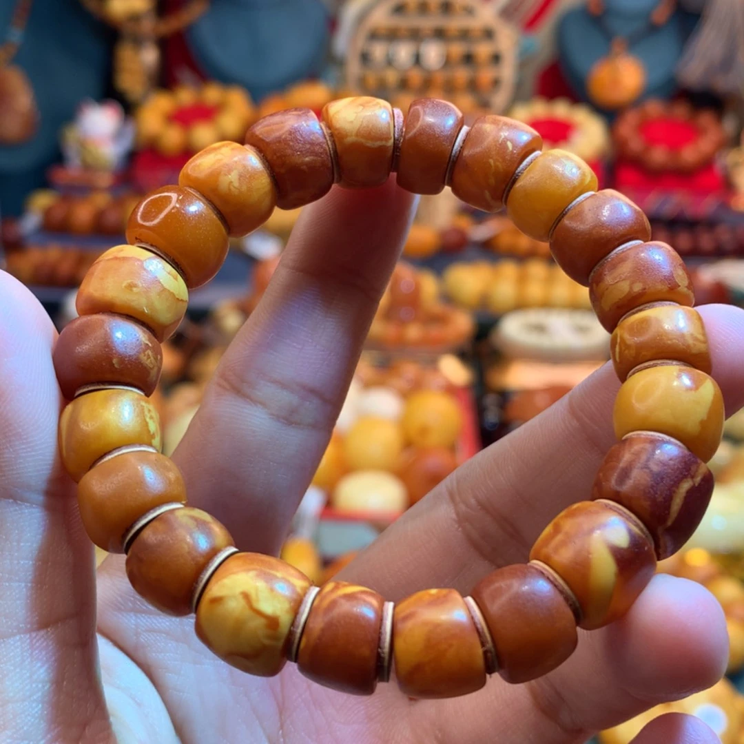 【闪购商品】蜜蜡手串未镶嵌蜜蜡手串