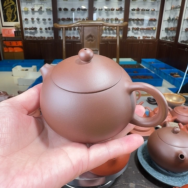 茶壶紫砂西施紫泥