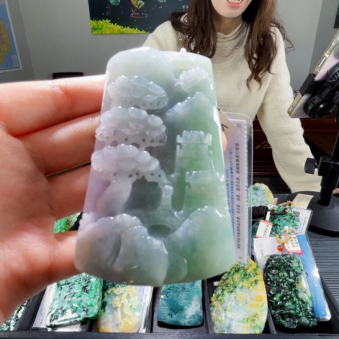 颈饰未镶嵌翡翠翡翠