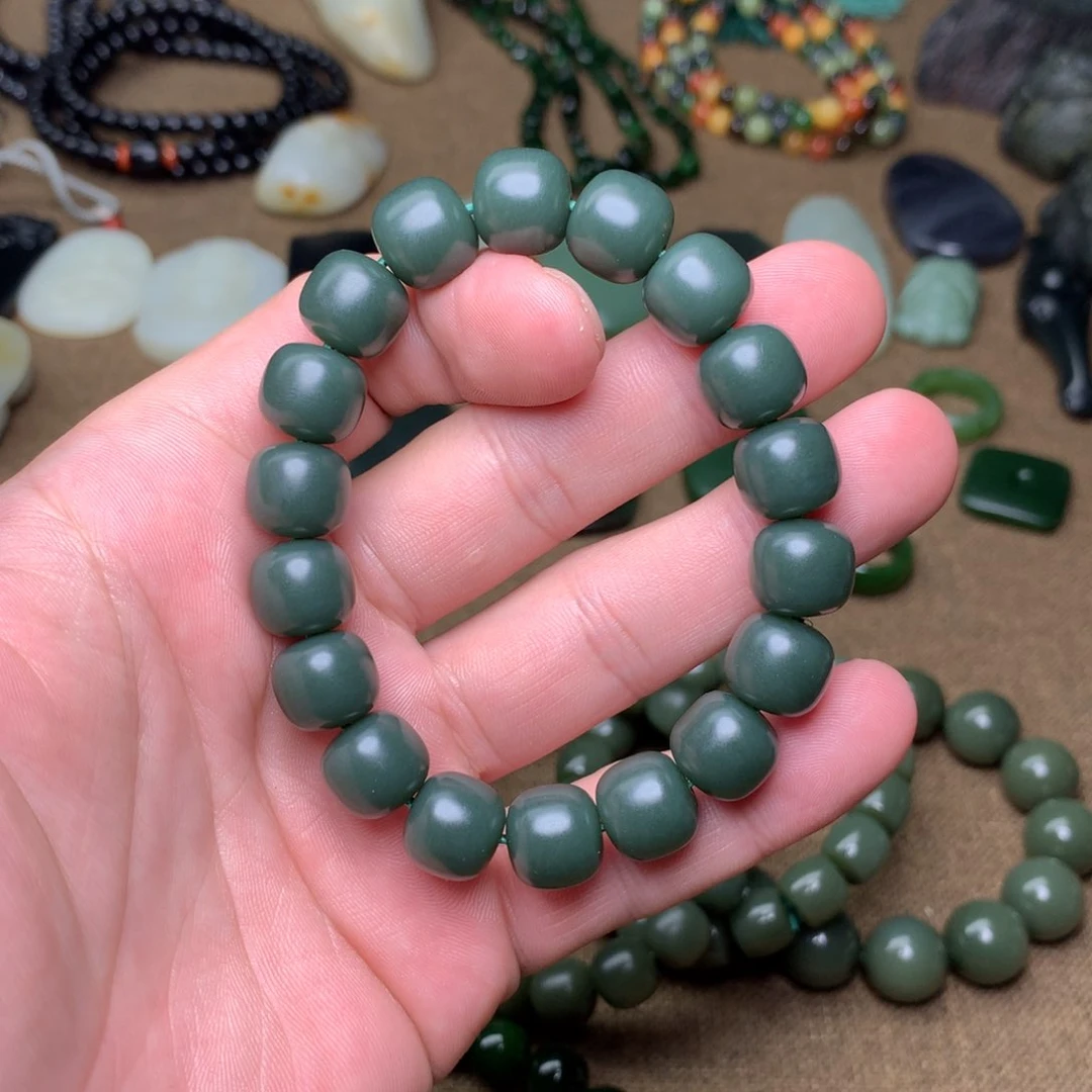 和田玉未镶嵌颈饰@*男