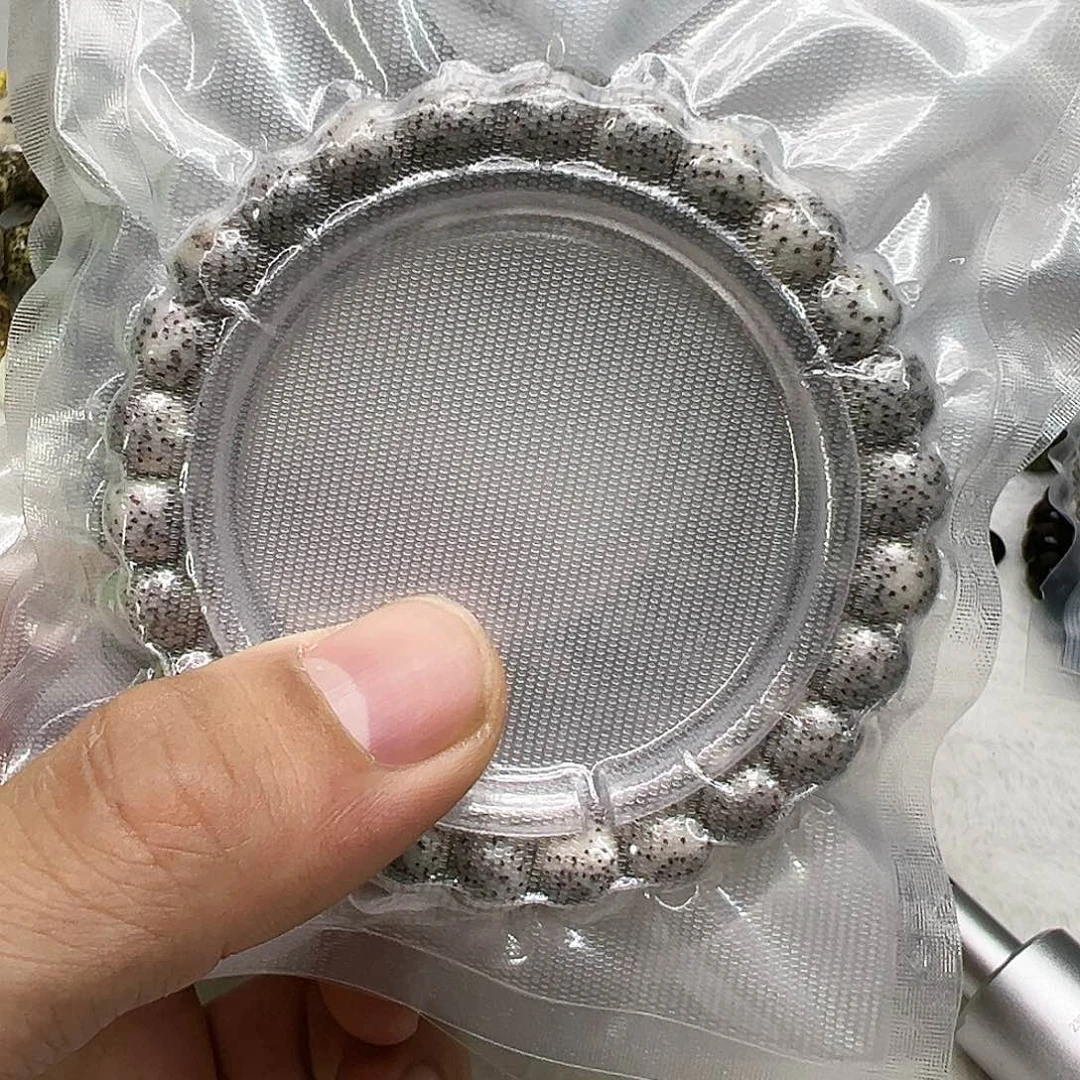 星月菩提手串19灭火月留白糯冰石玉星月菩提单圈98