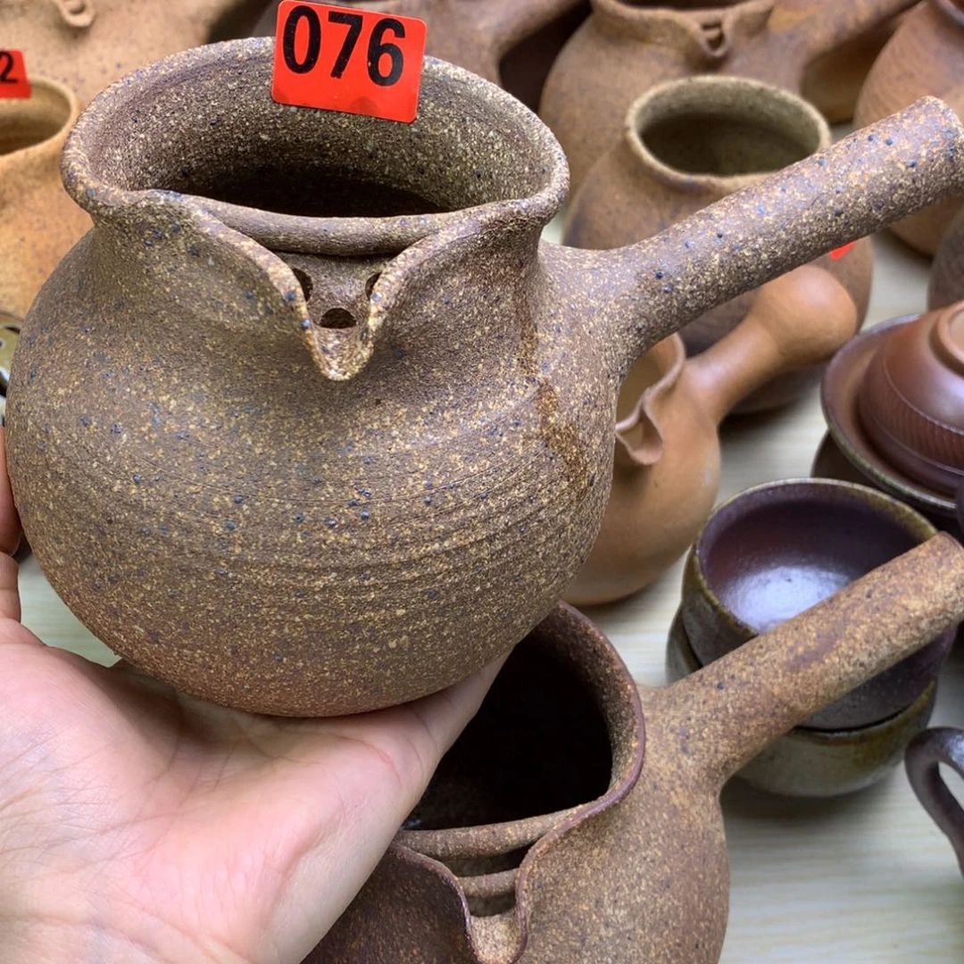 ?****?柴烧烤茶罐一物一拍750毫升左右