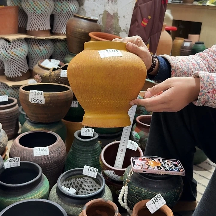 瑕疵黄灯笼款108高度20口径11