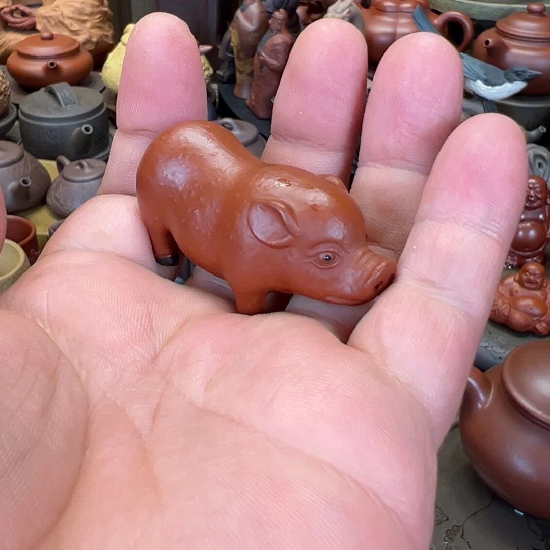 金****茶宠紫砂紫砂福猪