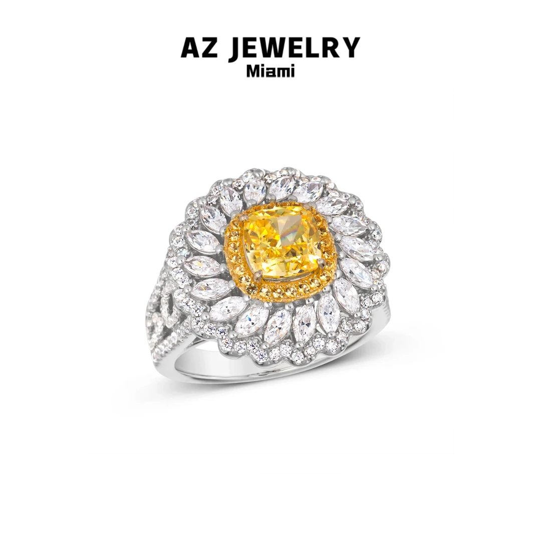 ANNA ZUCKERMAN 925银合成锆石戒指 大女主轻奢百搭戒指R1531