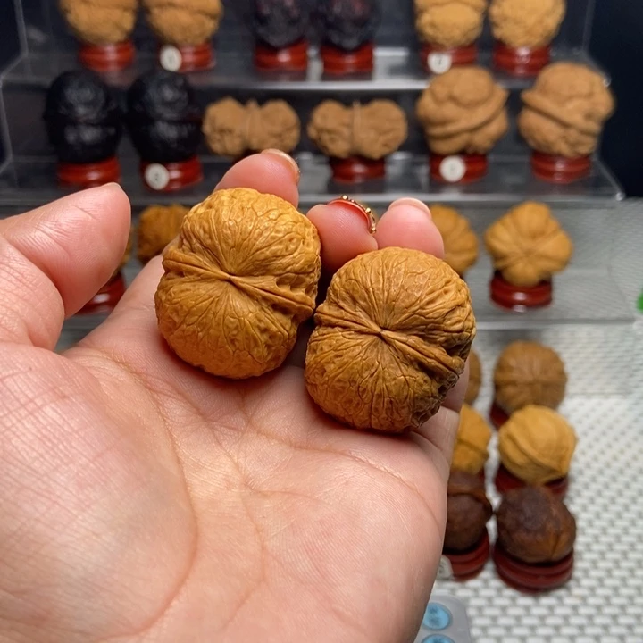 文玩核桃把件鹦鹉元宝28