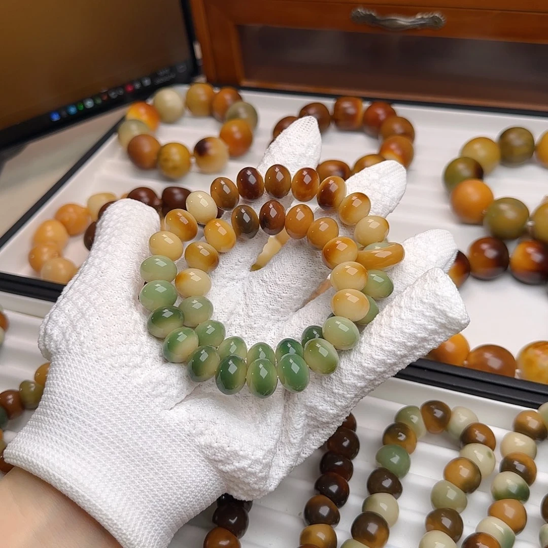 菩提根/象牙果手串卡14算盘手持默认微瑕