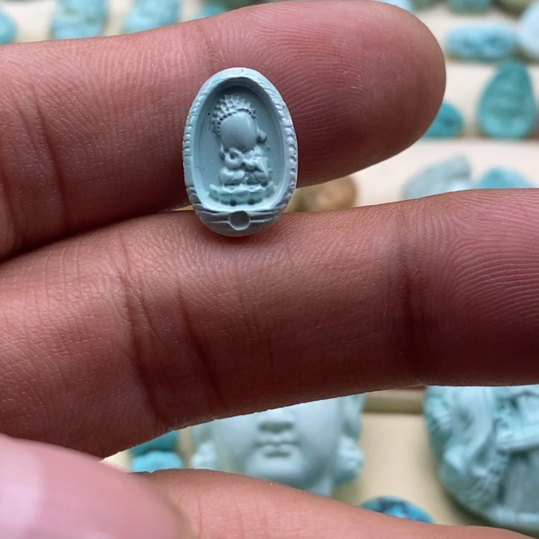 绿松石未镶嵌珠宝半成品
