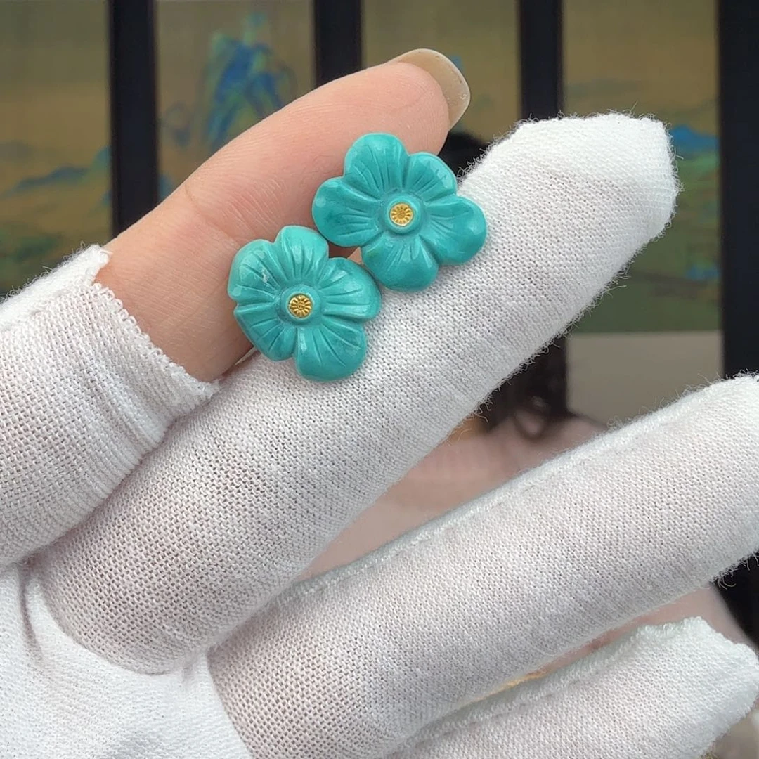 绿松石未镶嵌珠宝奇石