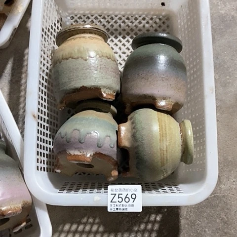 紫砂花盆569微瑕品口径5到6.5左右