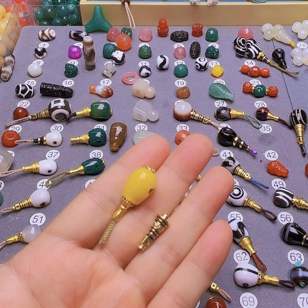 玛瑙/玉髓隔珠未镶嵌?****'