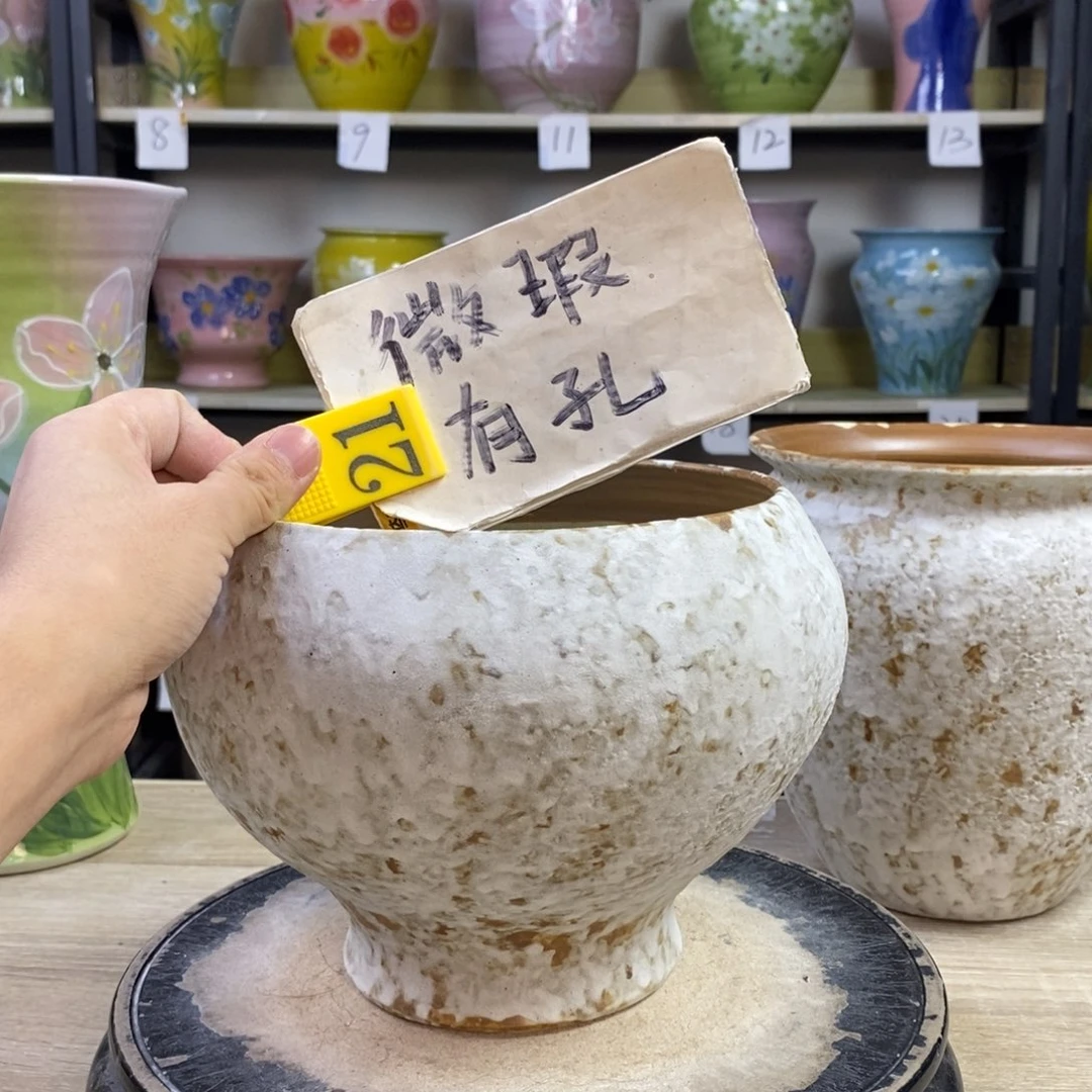 景德镇手绘花盆花盆