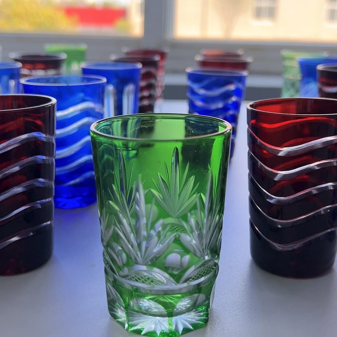 手柄款水晶玻璃手工艺品