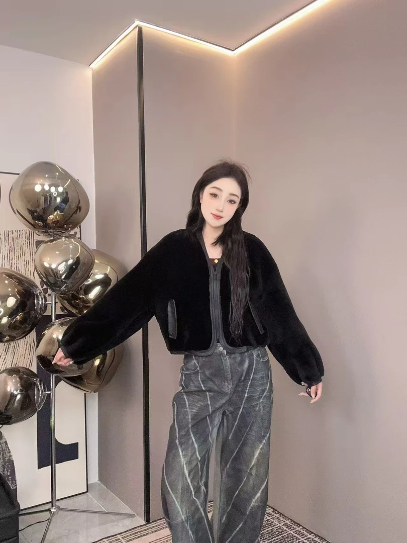 【琪琪推荐】XIASIQING｜25FW 83768-T 新款时尚休闲皮毛一体外套