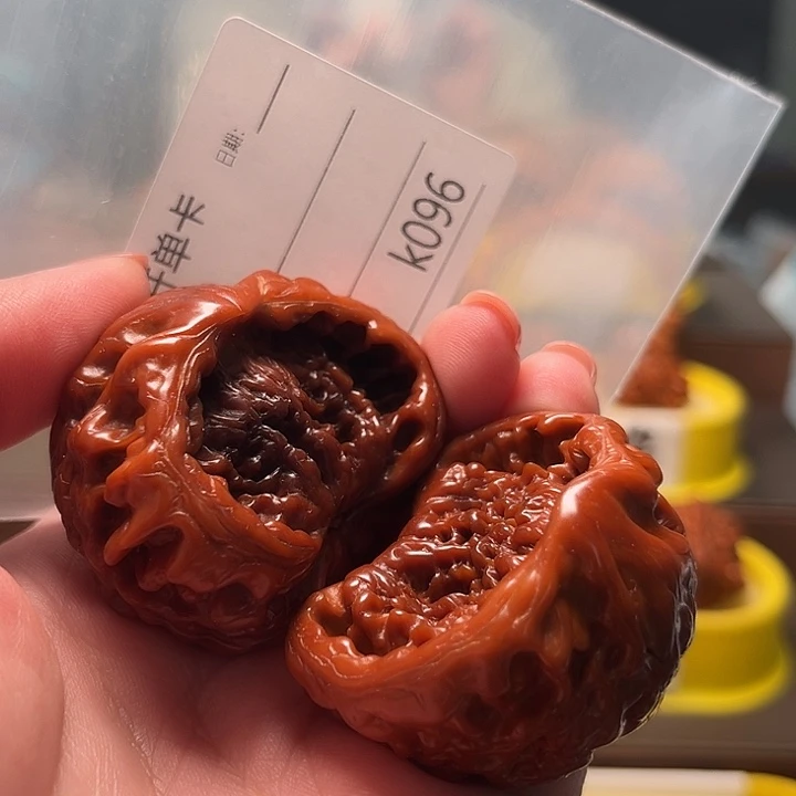 有***属吊坠文玩核桃聚宝盆蛇头