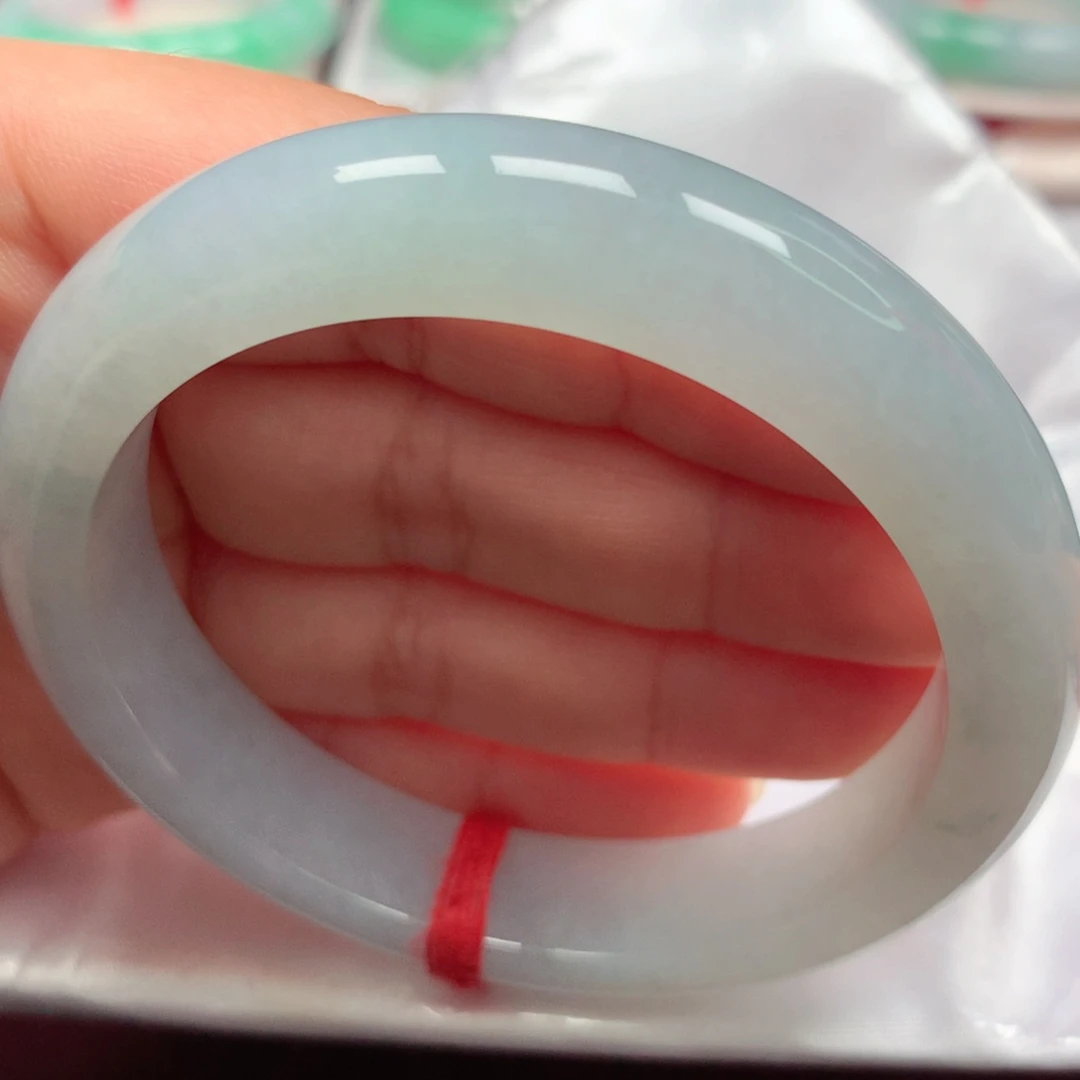 未镶嵌手镯翡翠13冰冰蓝