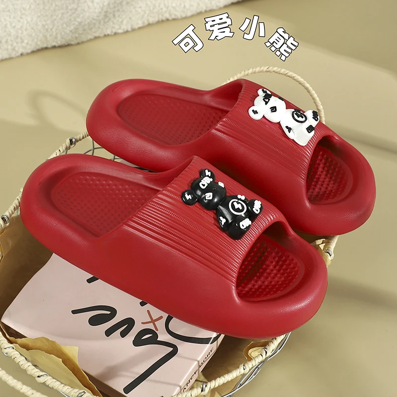 新款卡通拖鞋女夏季防滑防臭家居超轻网红学生室内软底居家外出穿