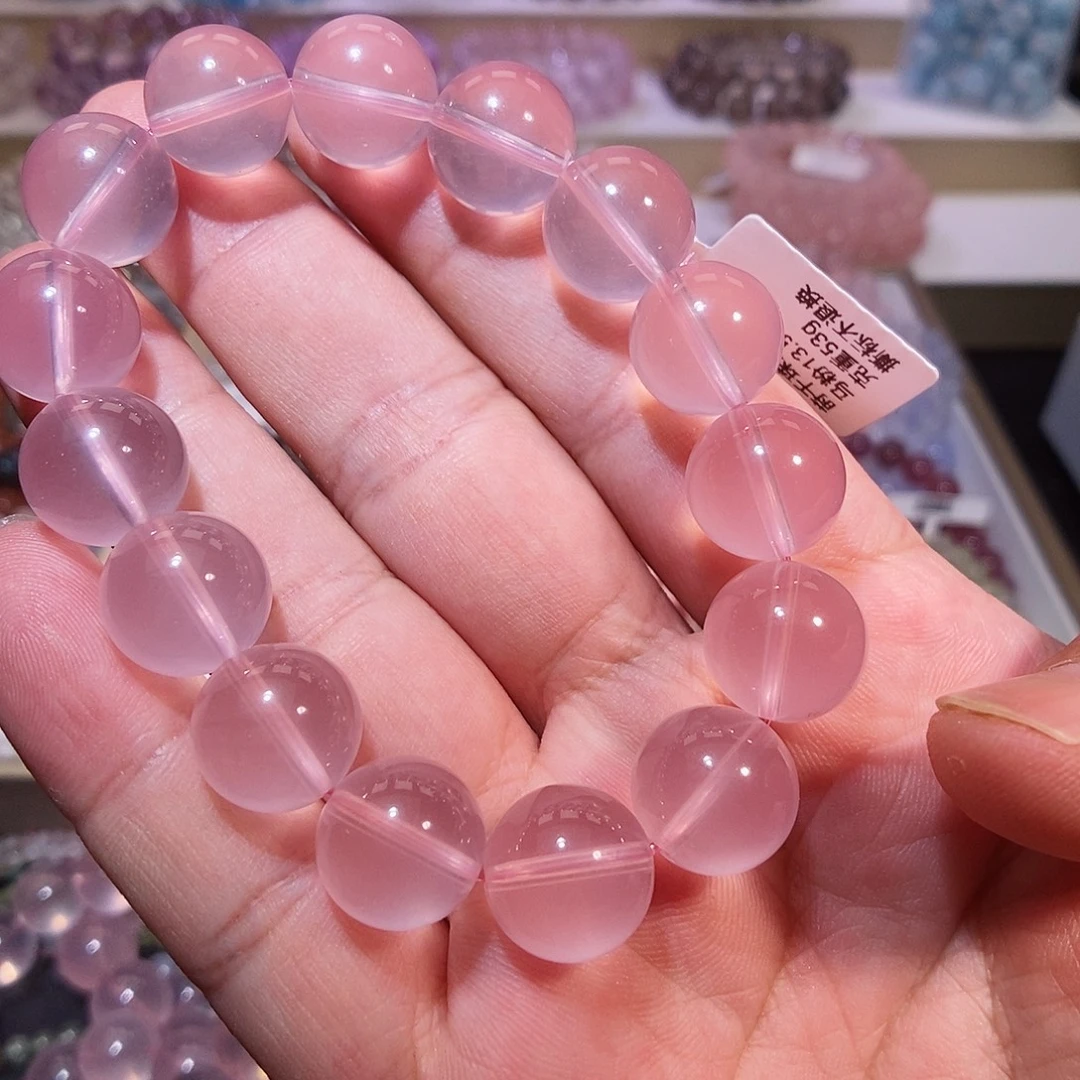 手链未镶嵌水晶马粉全净体13mm