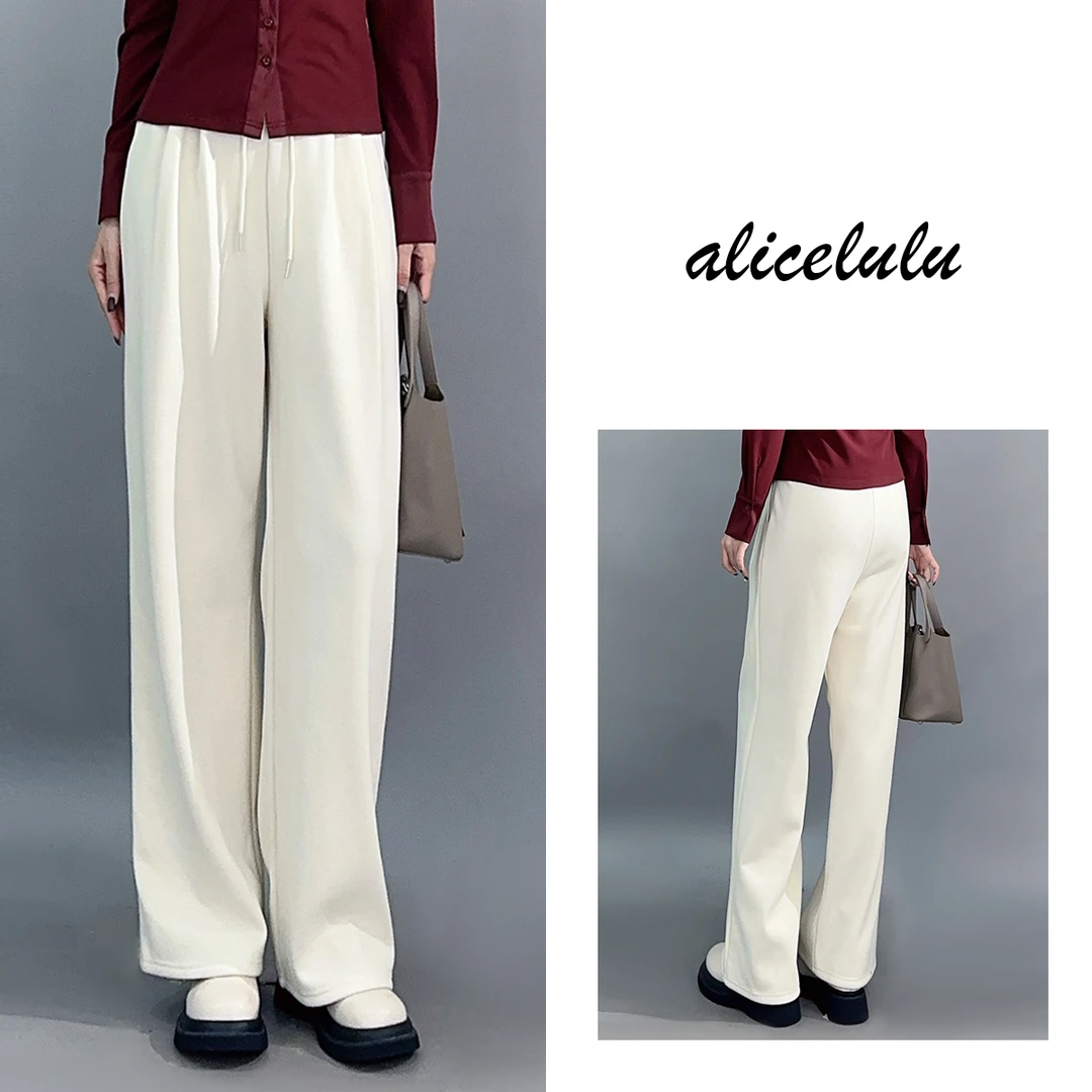 5 ALICE “暖暖裤”休闲裤 弹力松紧 温暖糯感 S622029K