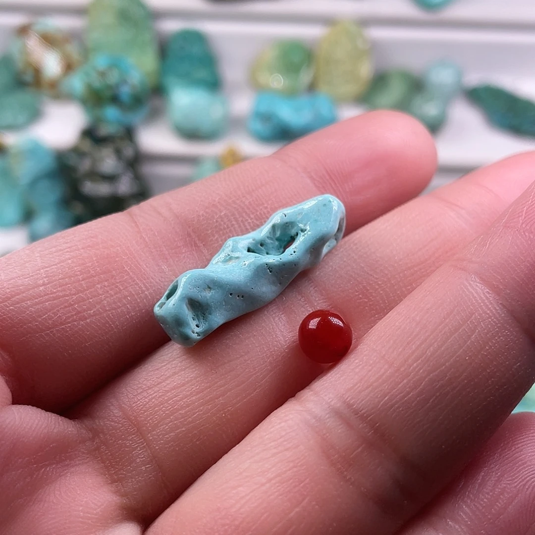 南红玛瑙未镶嵌颈饰