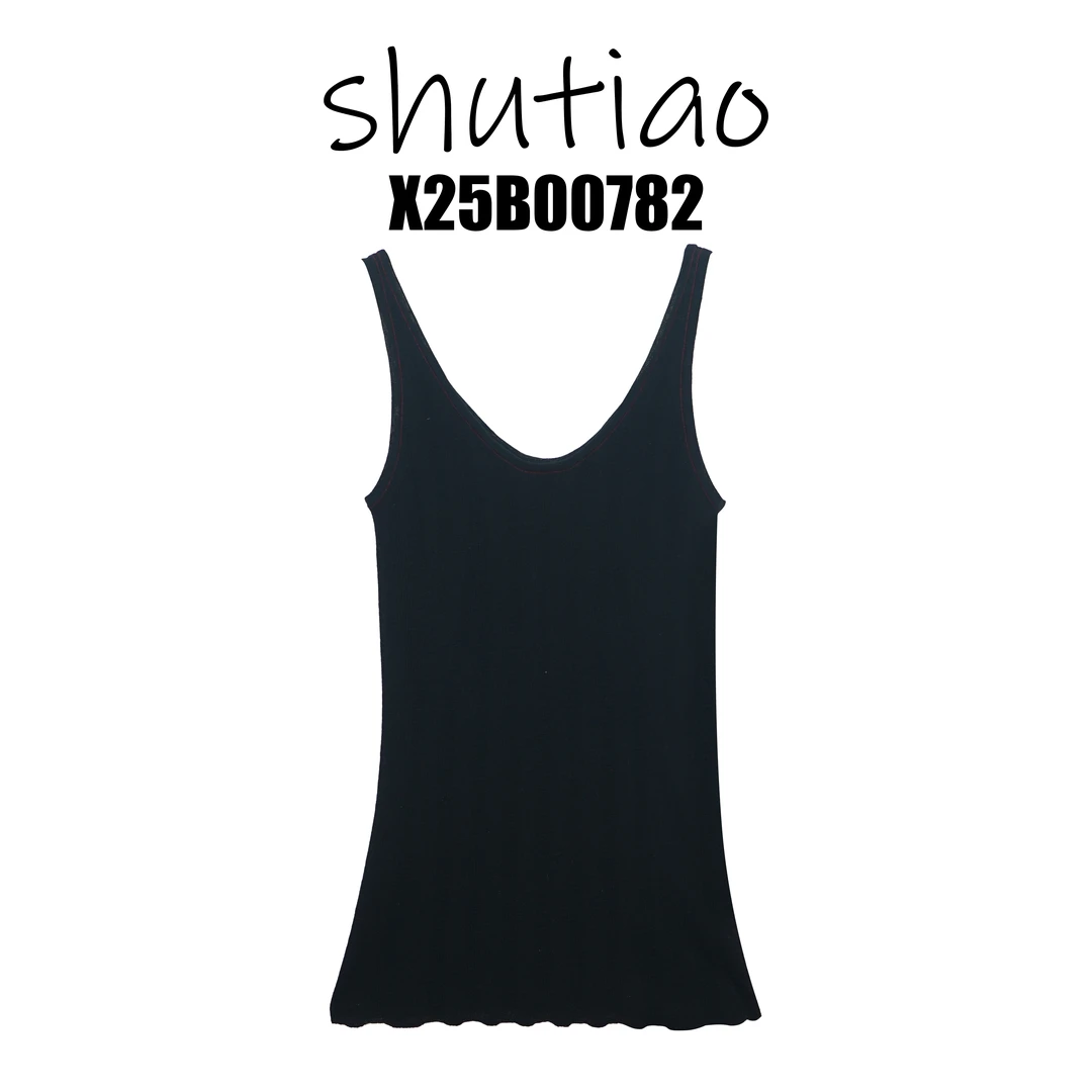 【SHUTIAO】2025春夏：新款小众设计款背心X25B00782